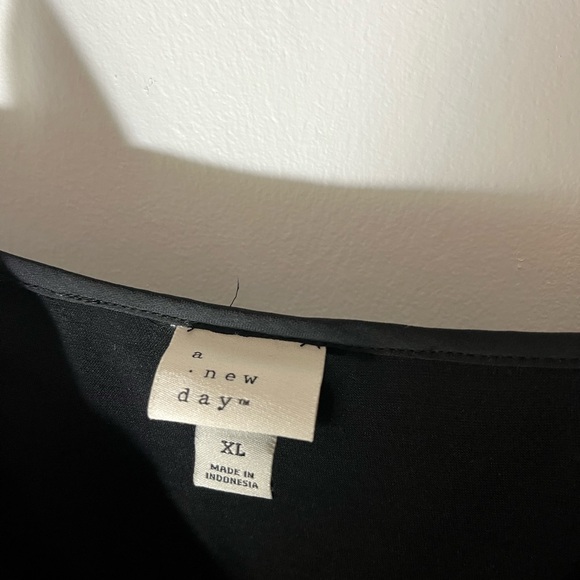 A New Day Black Satin Dress - Picture 2 of 8